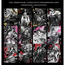 Three Kingdoms Playing Cards Poker Cards Novelty Poker Game Deck of Cards Decks Games Party