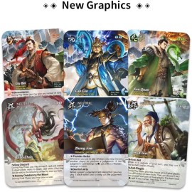 WTK Kingdoms Wars - Historical Strategy War Card Board Game Sanguosha Guozhan