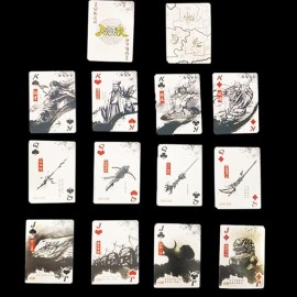 The Three Kingdoms Poker Cards Collection Playing Cards Exquisite Cool Patterned Cardistry Poker Gift Board Game Cards